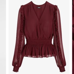 NWT Express Maroon Top